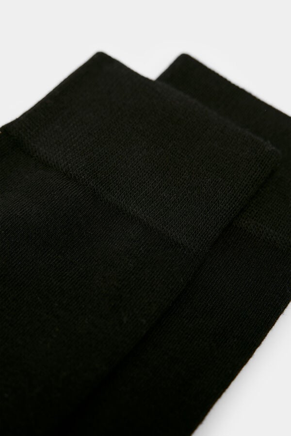Springfield Socken lang klassisch einfarbig schwarz