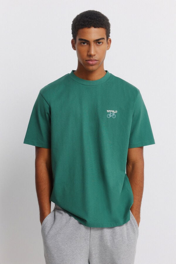 Springfield Studio T-shirt SPRINGFIELD green