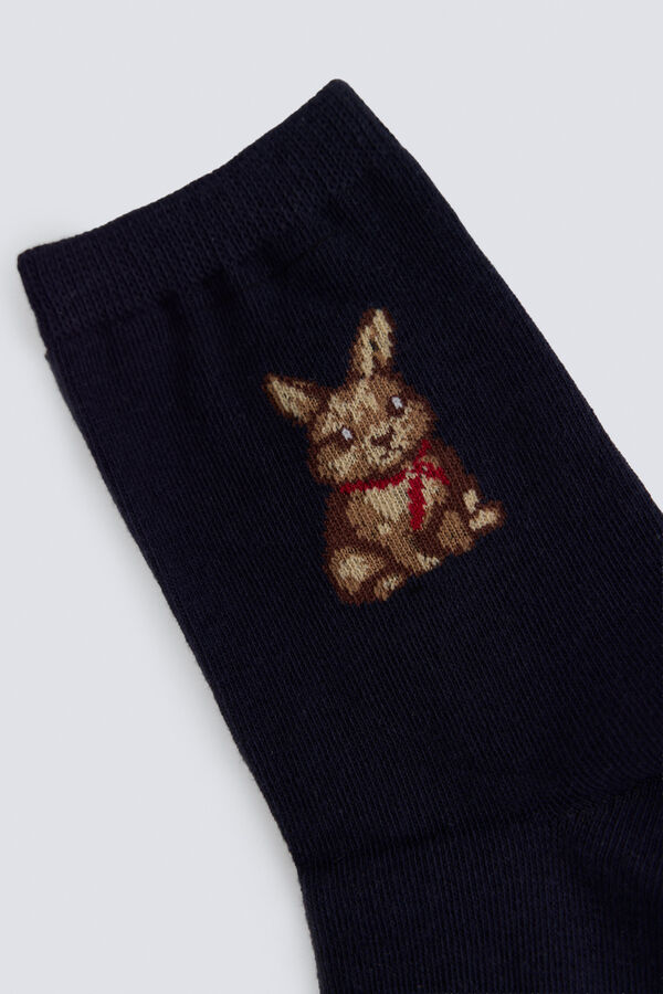 Springfield Rabbit basic socks blue