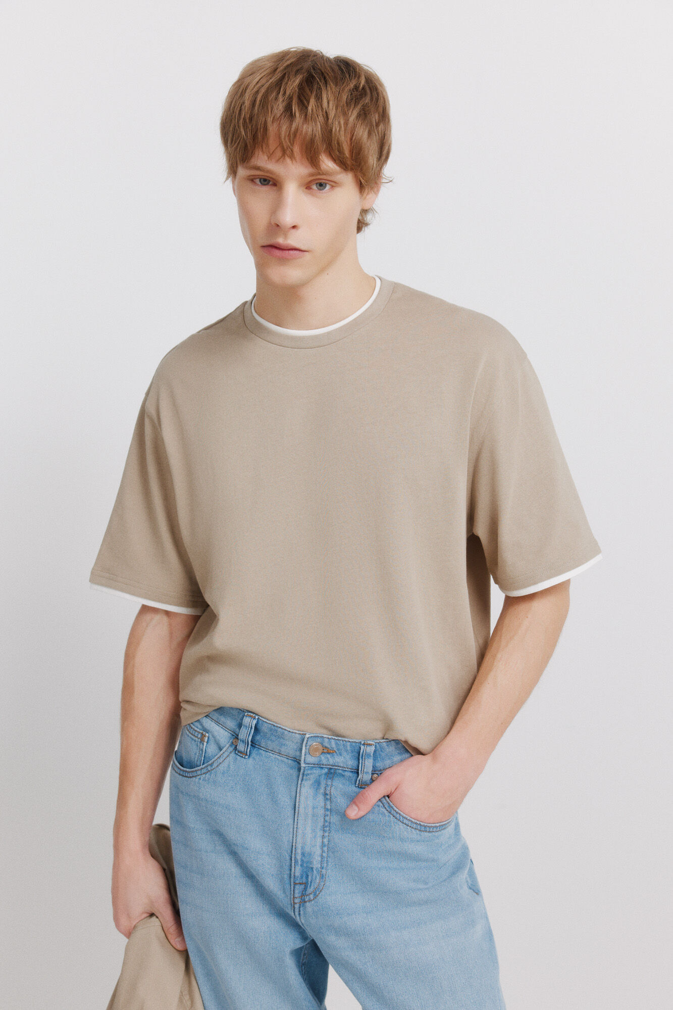 Springfield T-shirt gola dupla