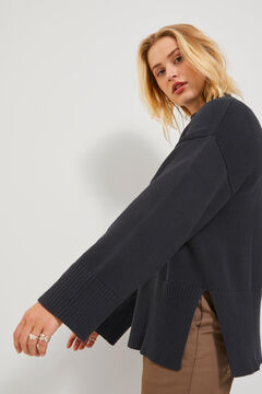 Springfield Women's oversize knit jumper black