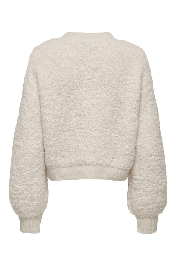 JDY buttons fastening cardigan grey