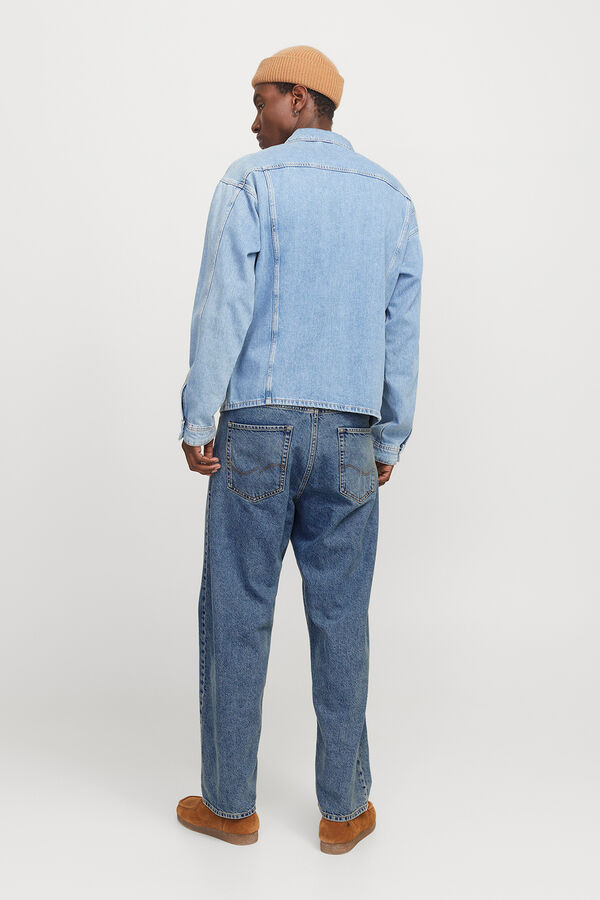Jack & Jones Pantalon baggy fit bleu