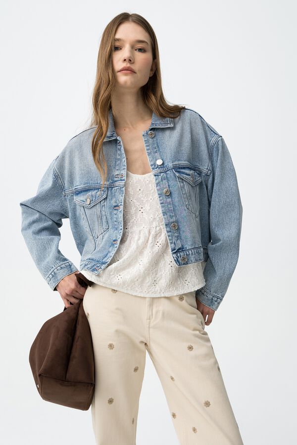 Tiffosi Cazadora vaquera azul