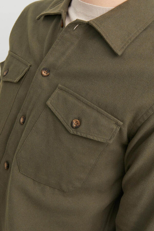 Jack & Jones Karierte Hemdjacke Gr&uuml;n