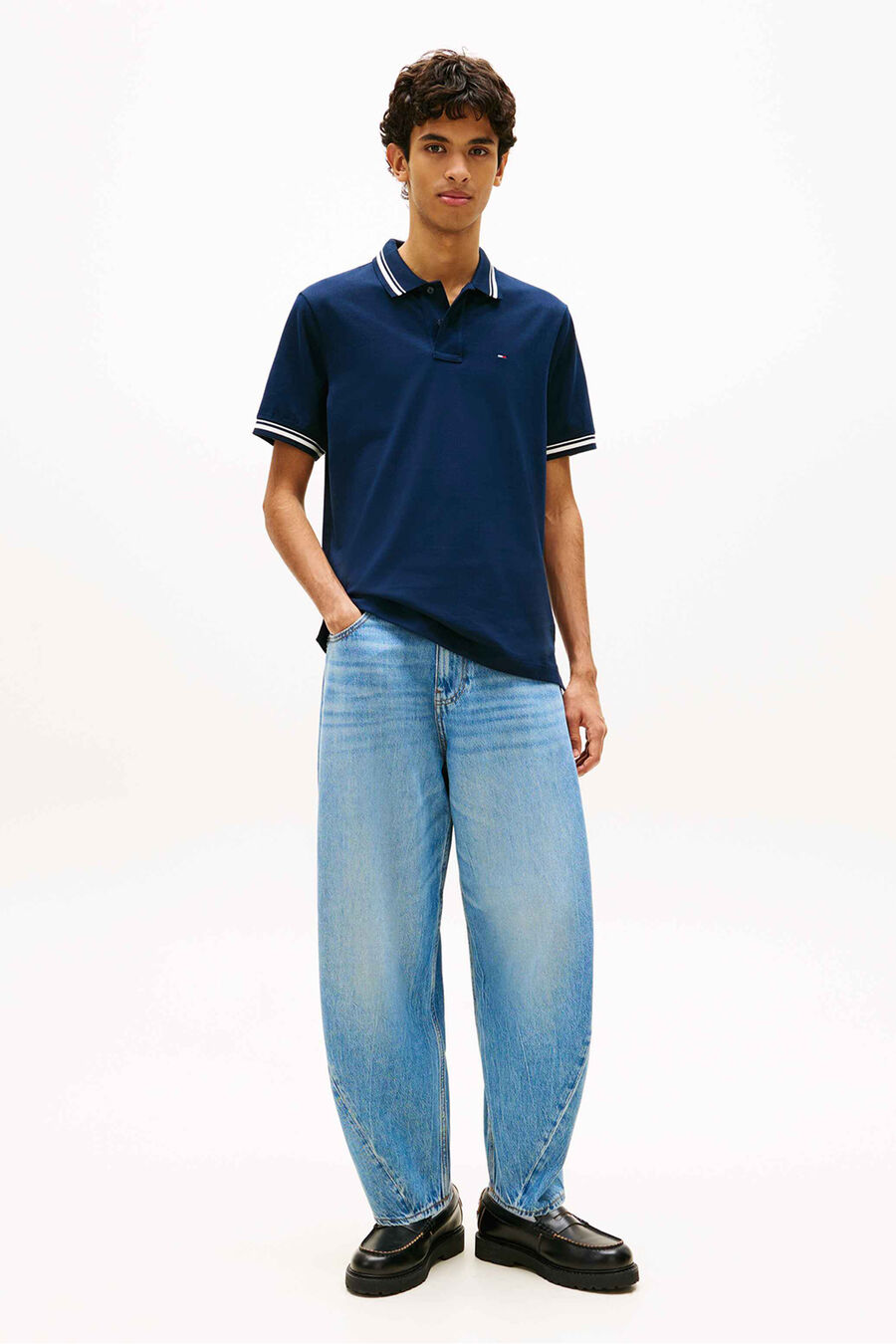 Polo regular manga corta