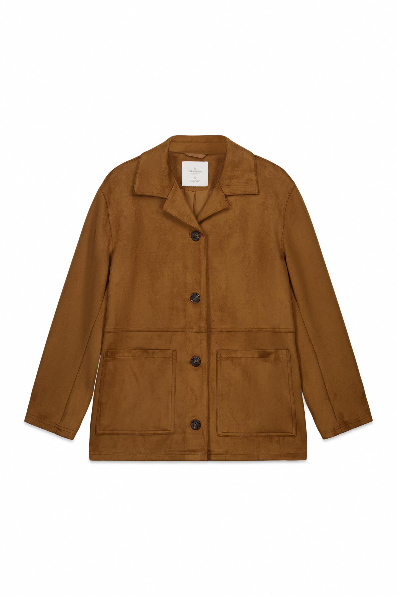 Springfield Faux suede blazer