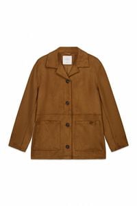 Springfield Blazer em camur&ccedil;a sint&eacute;tica