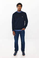 Springfield Plain colour jumper mornarskoplava