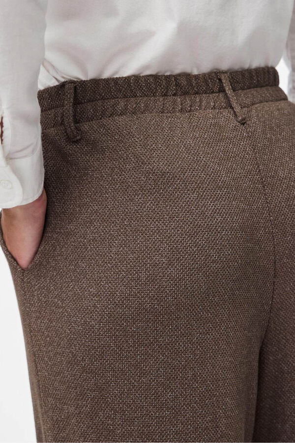 Pieces Wide pleated trousers Siva