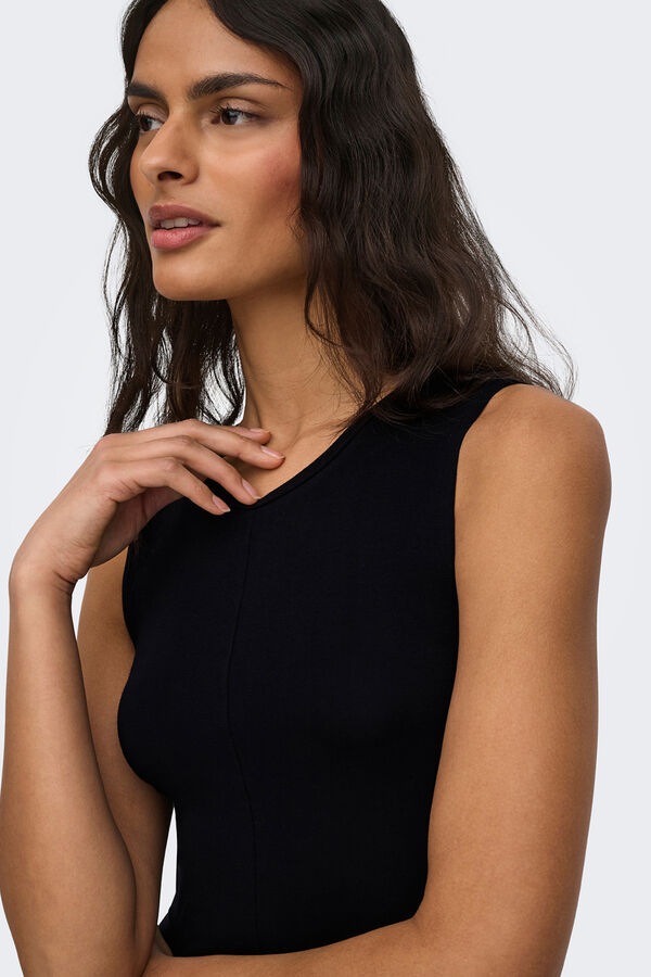 JDY Fluid long dress black