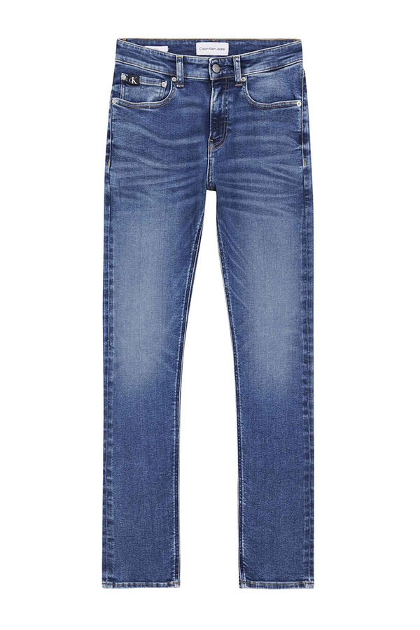 Springfield Jeans Skinny azul acero