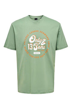 Springfield Camiseta print O&S verde