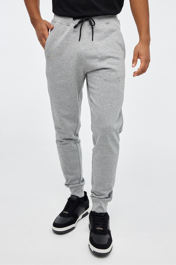 Inside Pantal&oacute;n Jogger B&aacute;sico gris