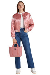 Tommy Jeans Bolso de mujer estilo mini tote en color rosa de Tommy Jeans. rosa