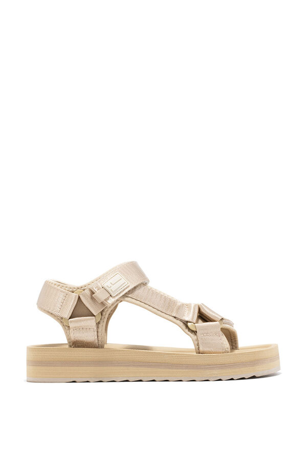 D.Franklin Forest High Strips Sandal yellow