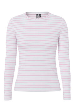 Pieces T-shirt riscas manga comprida