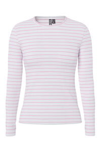 Pieces T-shirt riscas manga comprida