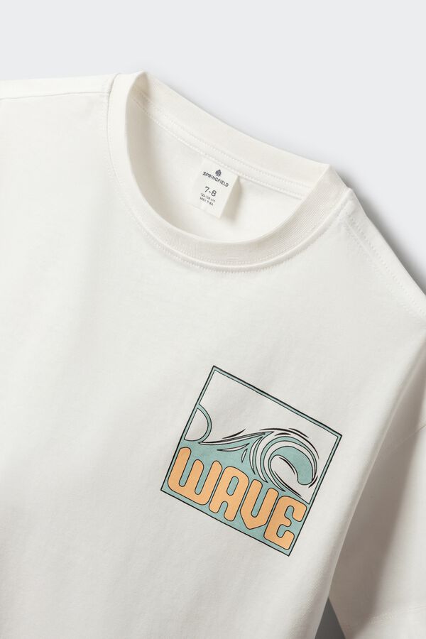 Springfield Kids T-shirt de manga curta "Endless Summer" para menino bege