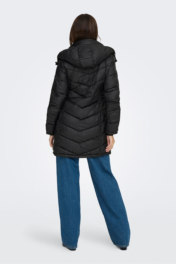 Only Waterproof padded coat Crna