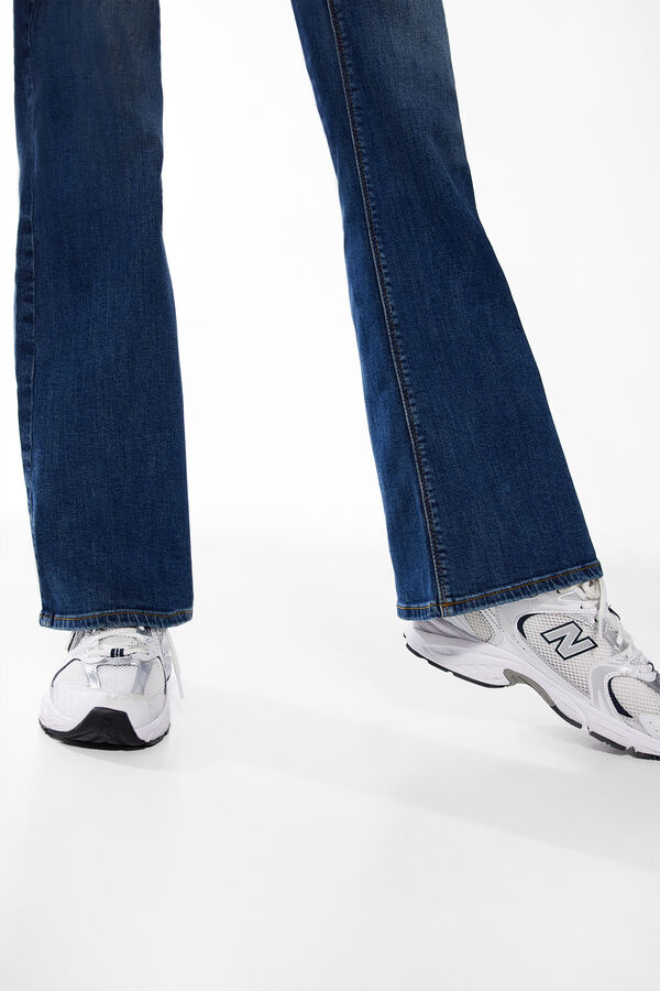 Springfield Jeans Boot Cut Low Flare azul