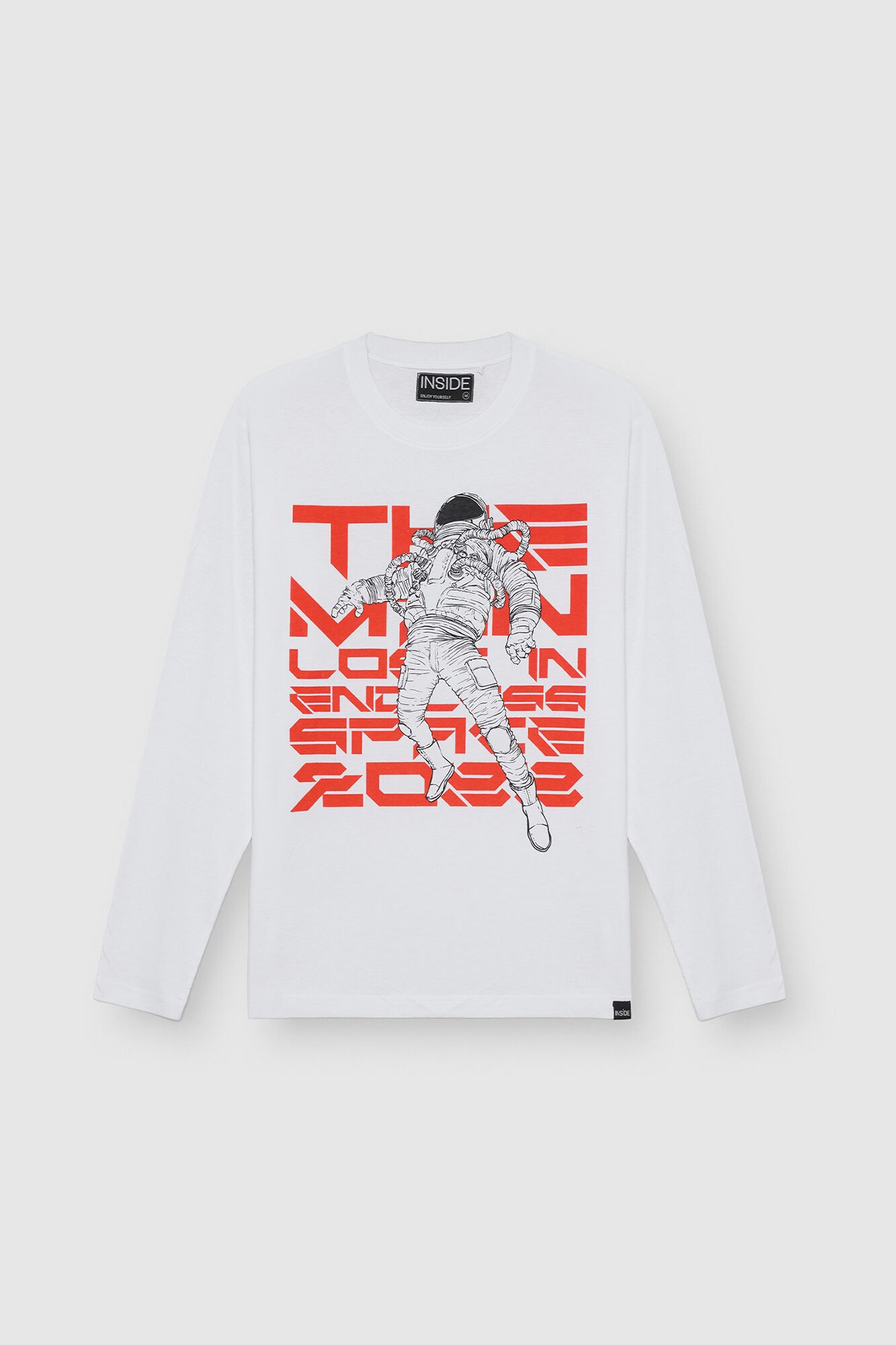Inside T-shirt estampado de astronauta