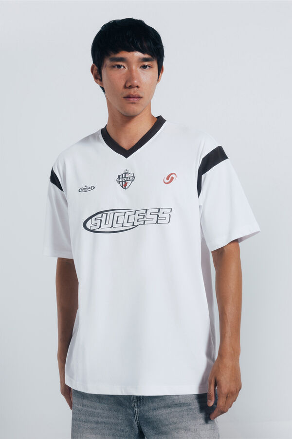 Springfield T-shirt sport success blanc