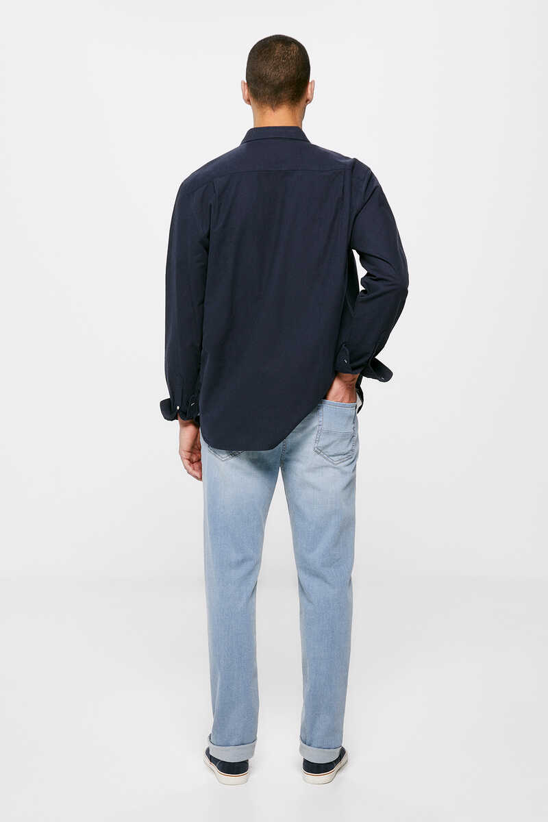 Springfield Medium-light wash slim fit ultra-lightweight jeans blue