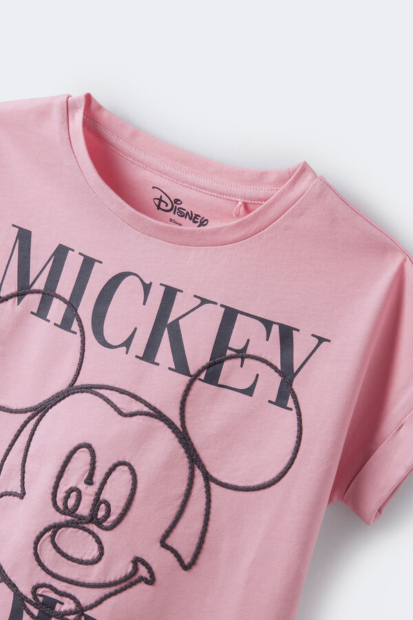 Springfield T-shirt Mickey Mouse menina rosa