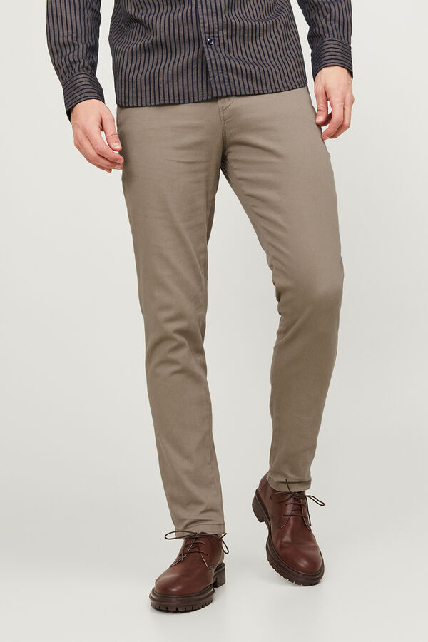 Jack & Jones Pantal&oacute;n chino slim fit beige