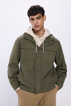 Springfield Cotton parka grey