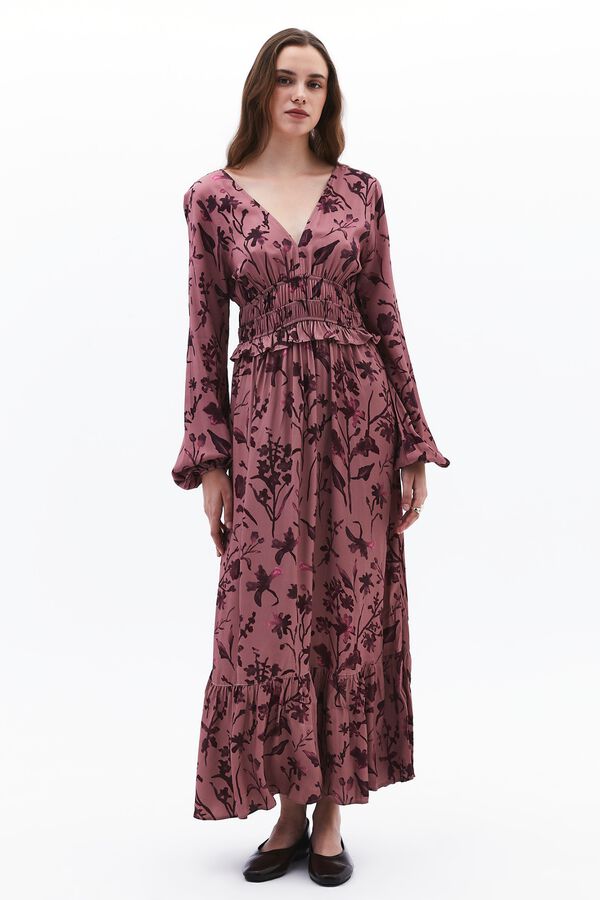 Oxxo Vestido largo morado/lila