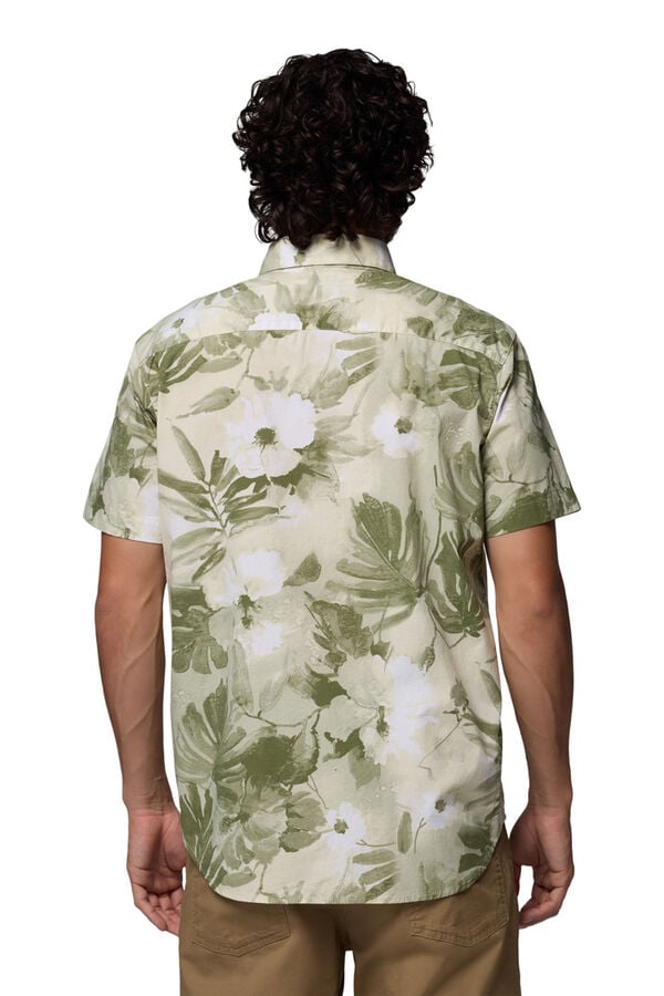 Columbia Printed short sleeve shirt beige