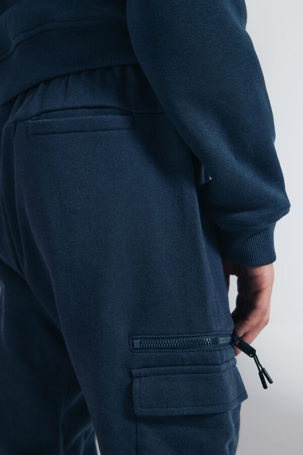 Springfield Kids Boy's cargo joggers Plava