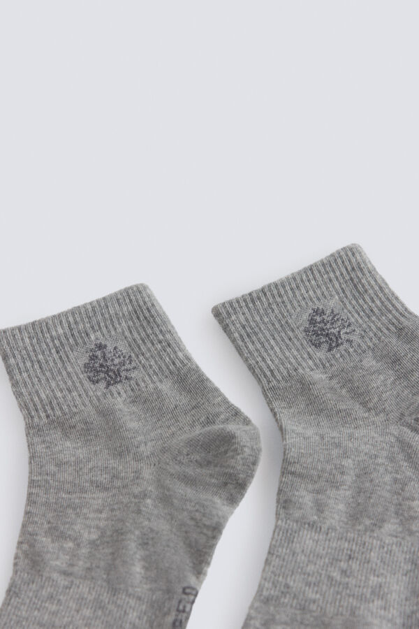 Springfield Chaussette de sport cheville c&ocirc;tel&eacute;e gris