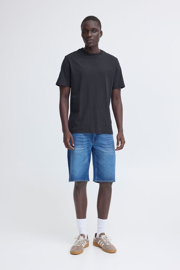 Blend T-shirt manga curta azul