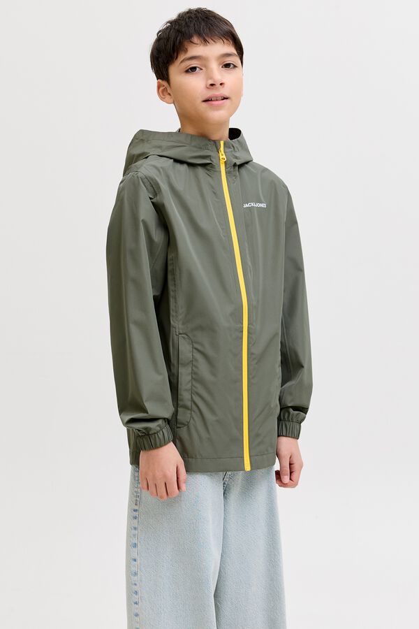 Jack & Jones Junior Raincoat logo nude