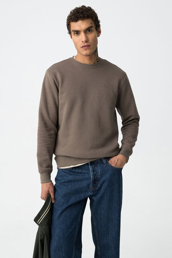 Tiffosi Sudadera B&aacute;sica nude