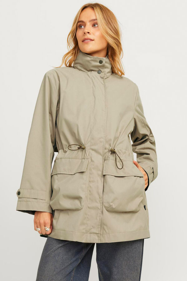 Jack & Jones high neck parka nude