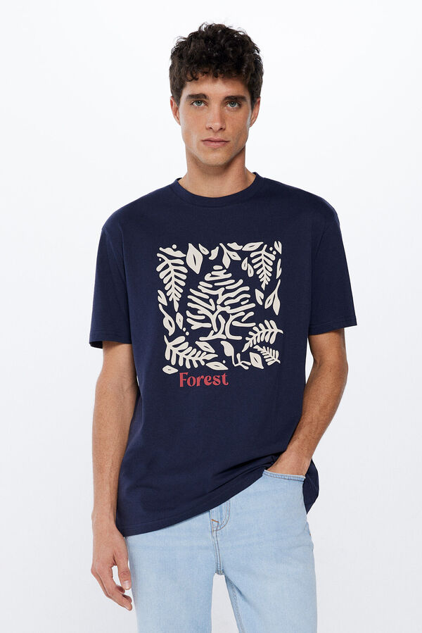 Springfield Majica sa stablom plava