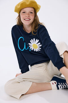 Springfield Sweatshirt Ciao! Garotinha azulado