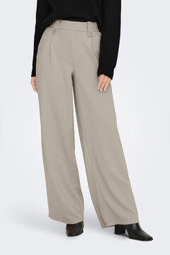 Springfield Women's palazzo dress trousers gris