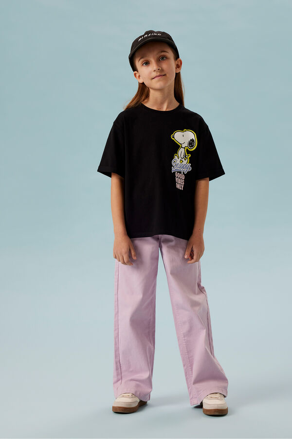 Name It Camiseta Snoopy negro