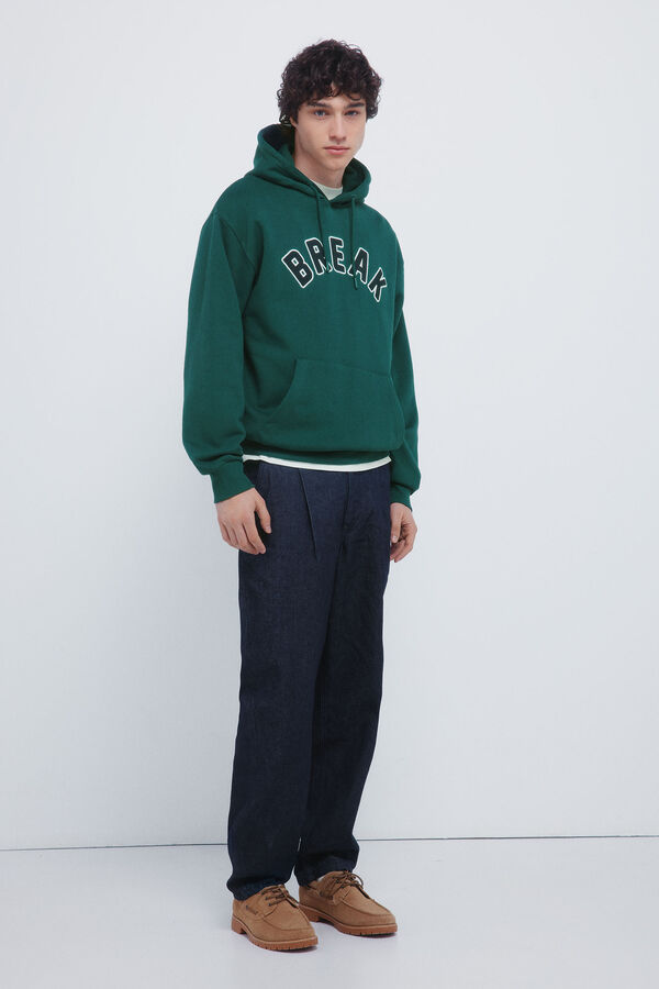 Springfield Sudadera capucha break verde