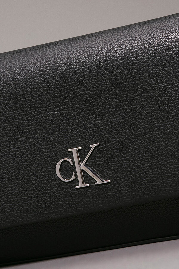 Calvin Klein Bolsa feminina com logo preto