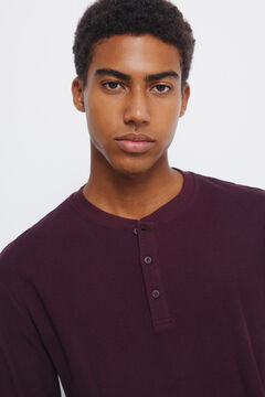 Springfield sleeve Henley T-shirt