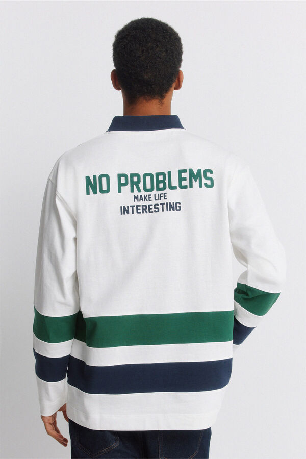 Springfield Pike majica polo sa kontrastnim blokovima na rukavima regular fit Zelena