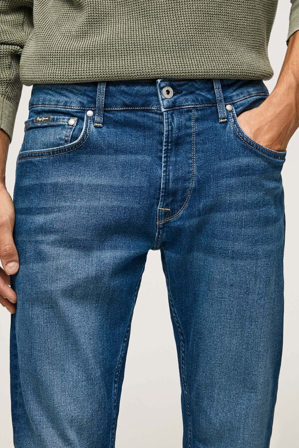 Springfield Pepe Jeans slim fit jeans bleuté