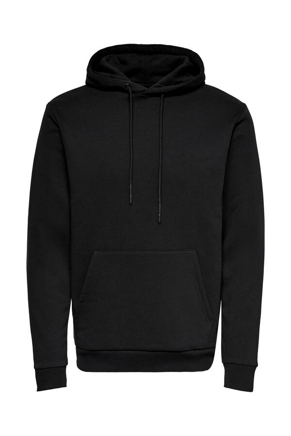Springfield Fleece hood sweatshirt black