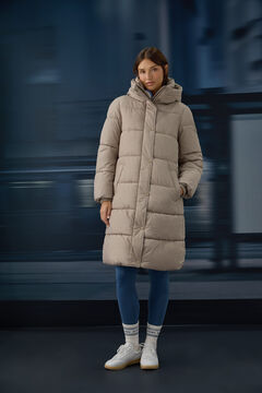 Springfield Veste longue matelass&eacute;e thermique &agrave; capuche